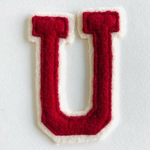 Vintage Rugby Ralph Lauren felt “U” patch